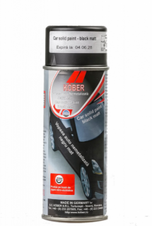 Spray vopsea auto Kober, Negru Mat, 400 ml